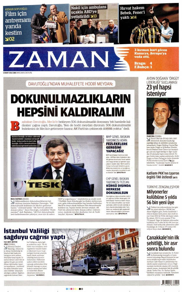 Gazeteler bugün ne yazdı? - 573