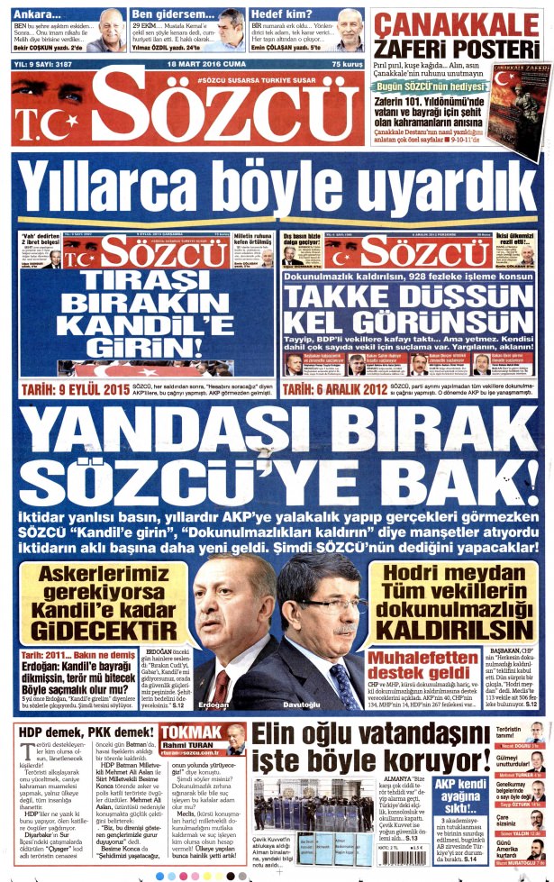 Gazeteler bugün ne yazdı? - 608