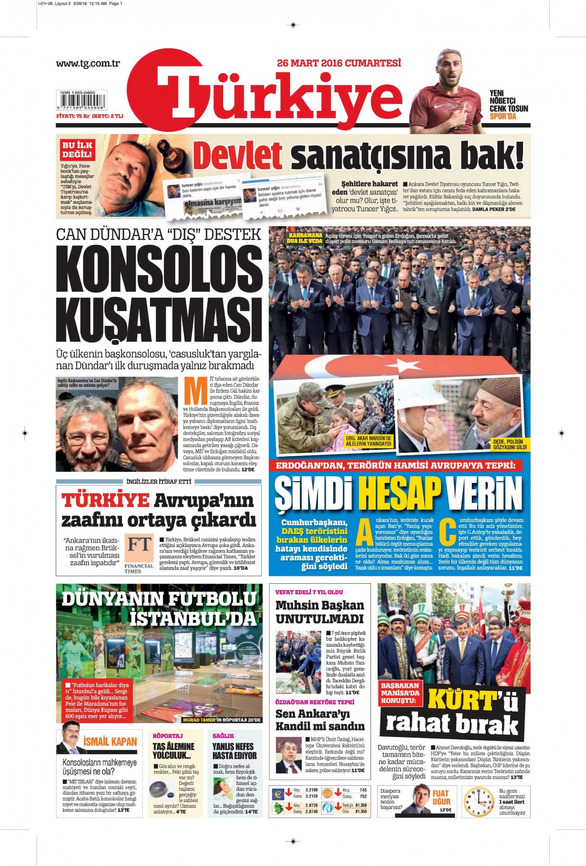 Gazeteler bugün ne yazdı? - 690