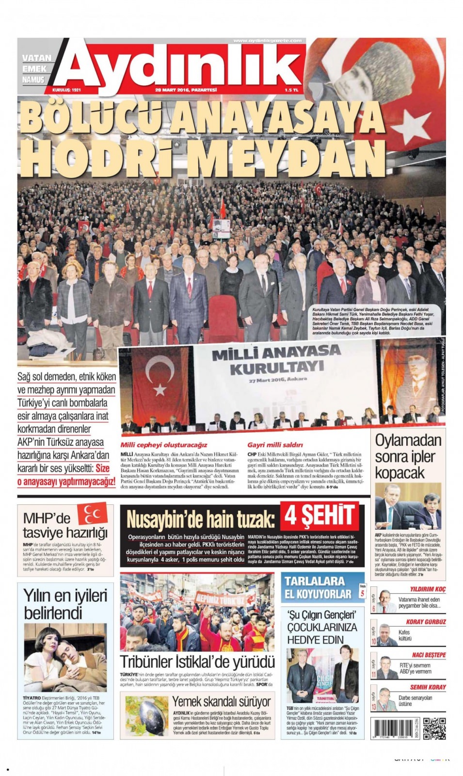 Gazeteler bugün ne yazdı? - 834