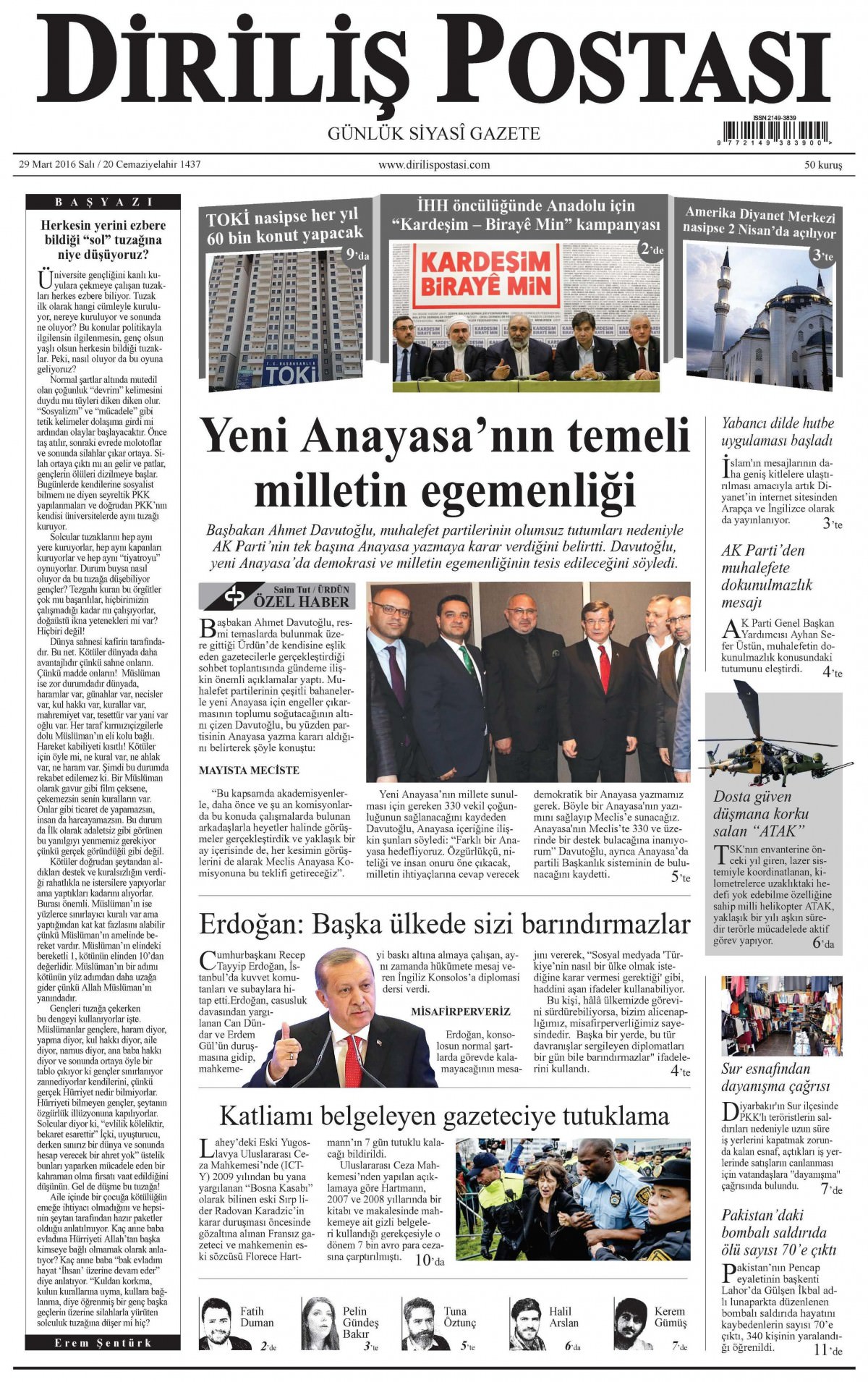 Gazeteler bugün ne yazdı? - 808