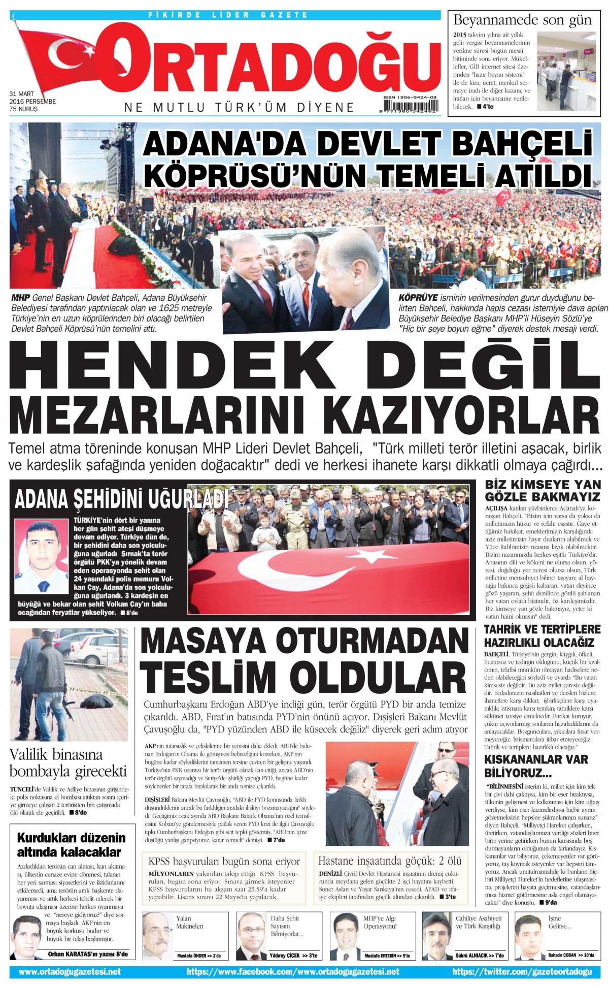 Gazeteler bugün ne yazdı? - 531