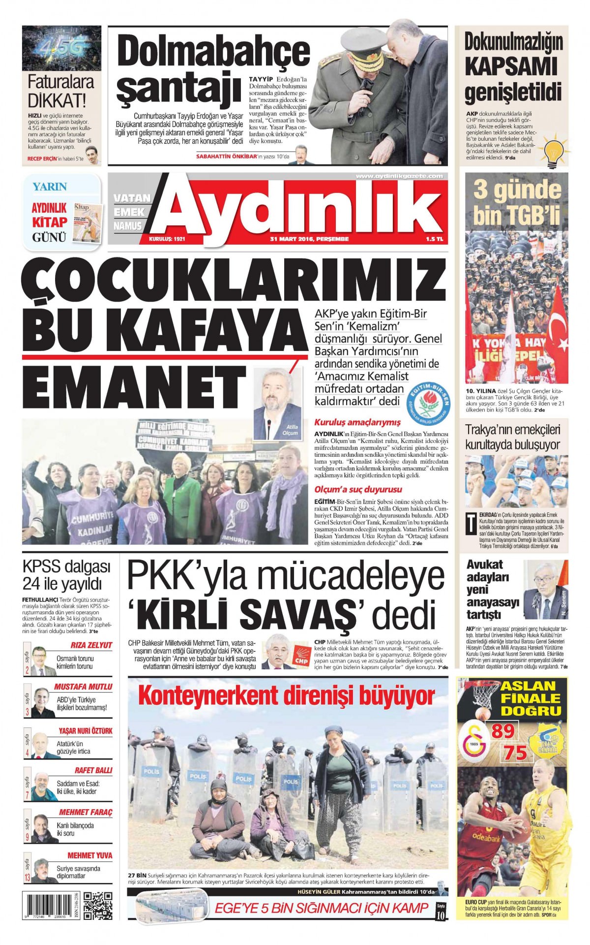 Gazeteler bugün ne yazdı? - 915