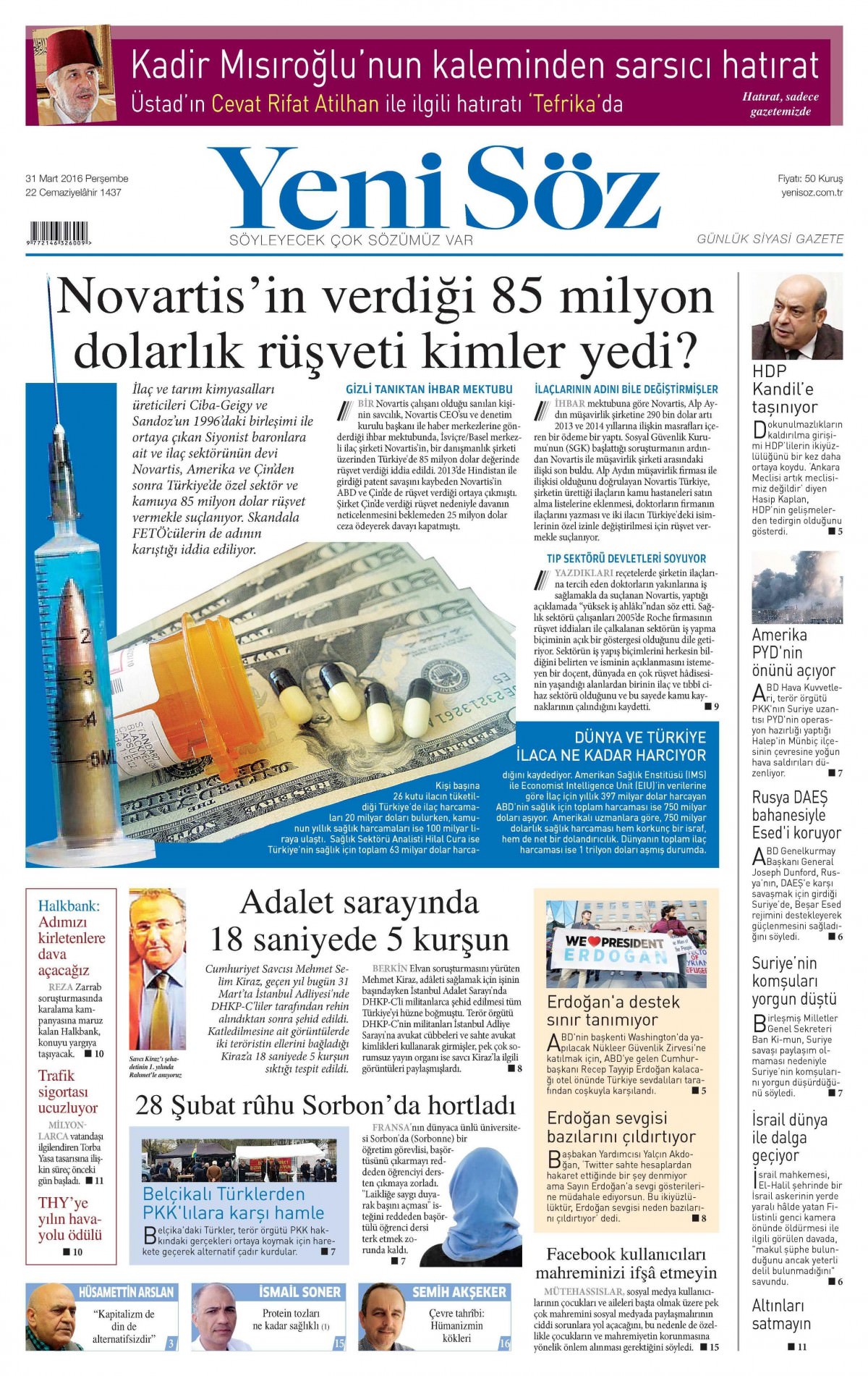 Gazeteler bugün ne yazdı? - 545