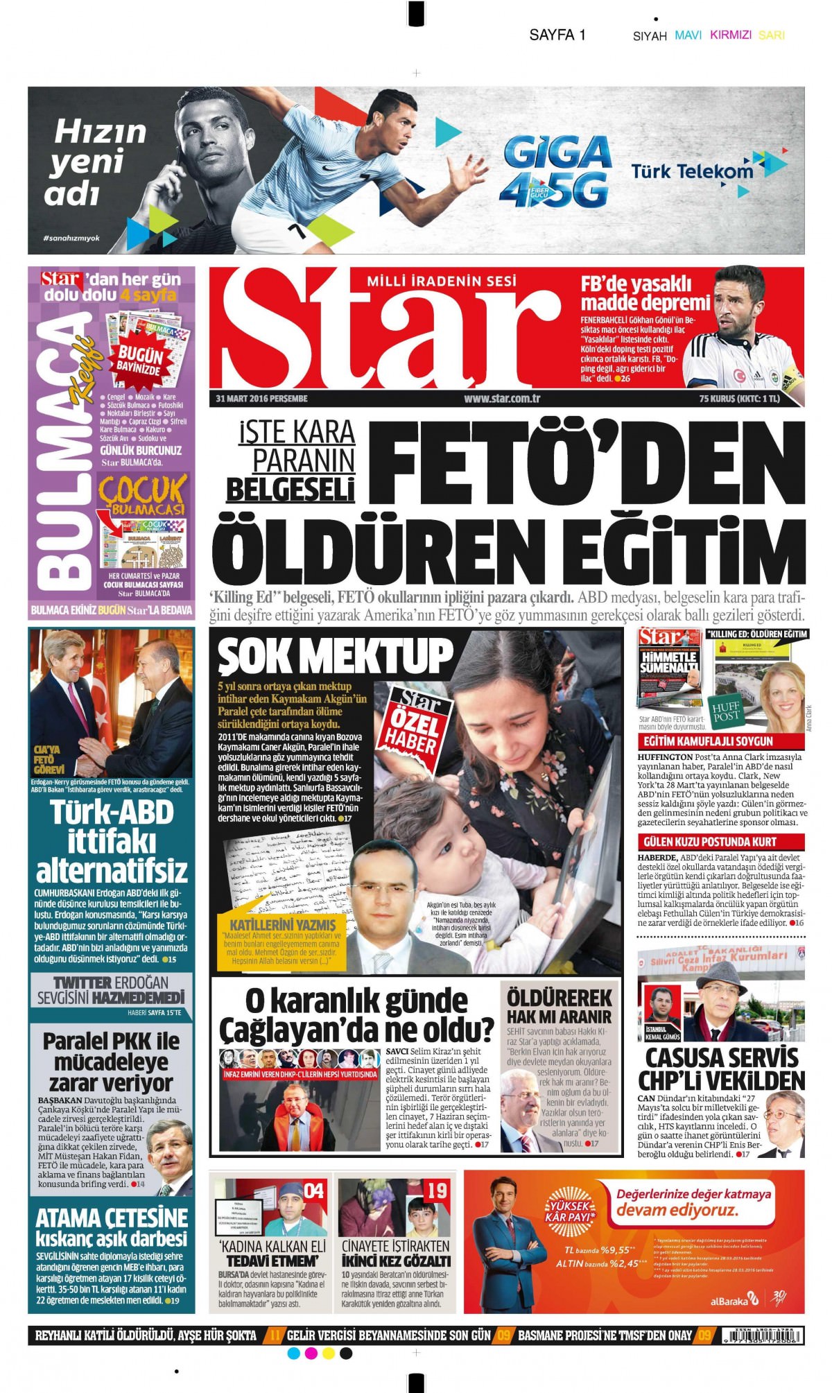 Gazeteler bugün ne yazdı? - 544