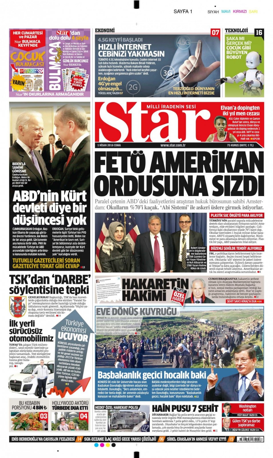 Gazeteler bugün ne yazdı? - 720