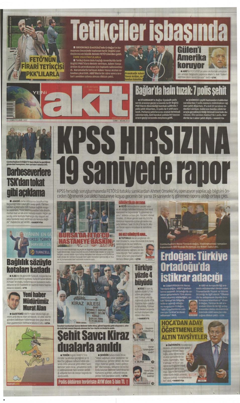 Gazeteler bugün ne yazdı? - 578