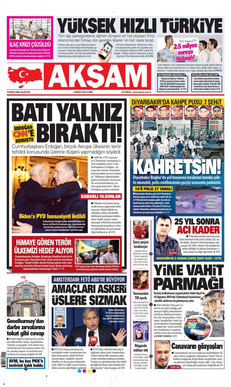 Gazeteler bugün ne yazdı? - 884