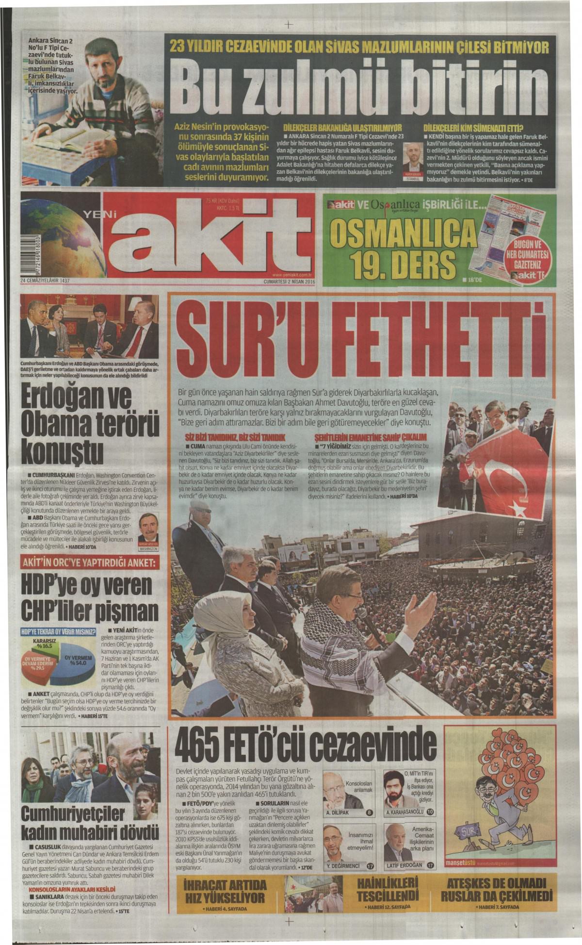 Gazeteler bugün ne yazdı? - 675