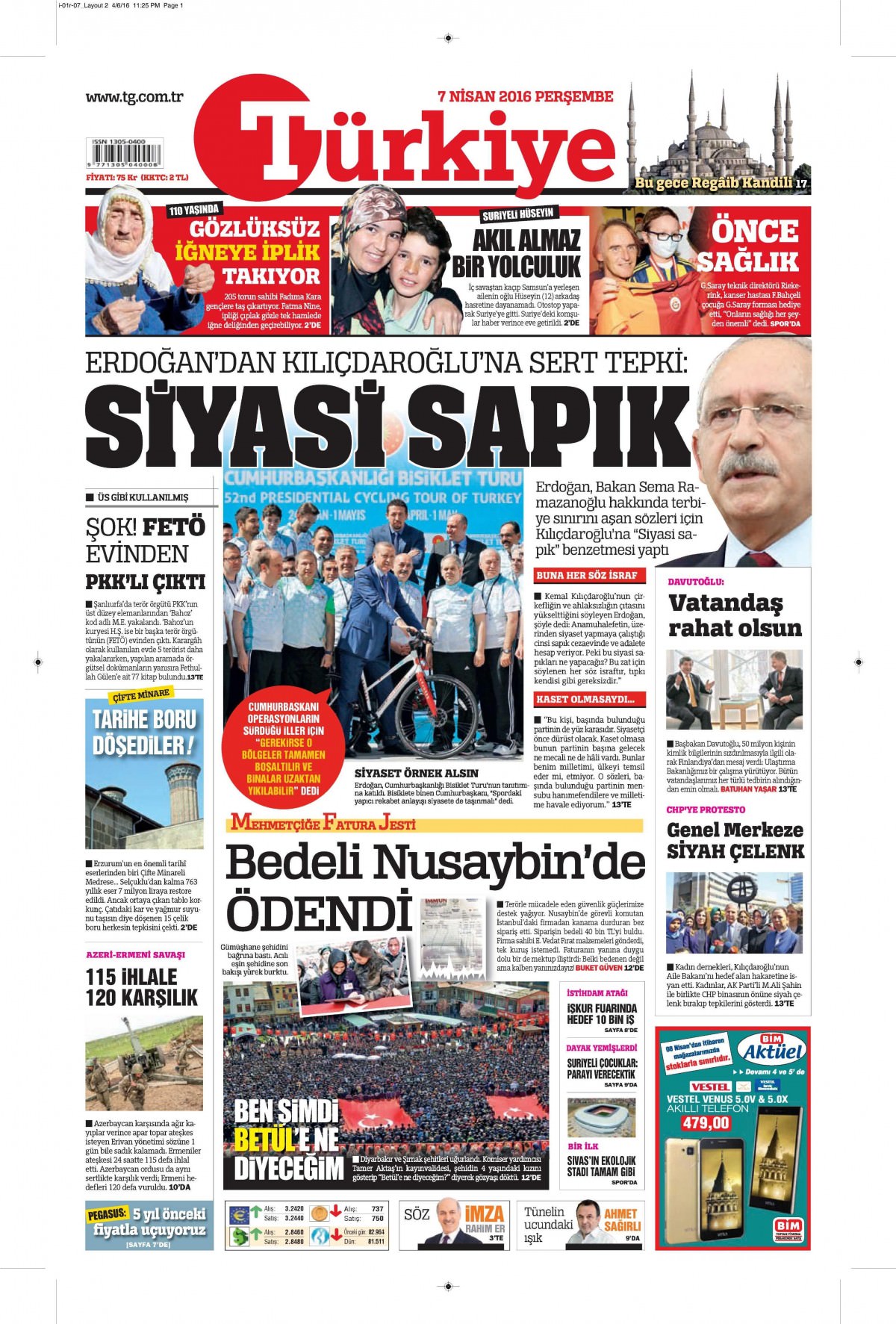 Gazeteler bugün ne yazdı? - 739