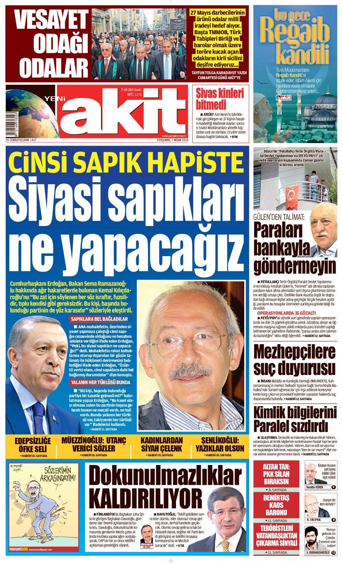 Gazeteler bugün ne yazdı? - 520