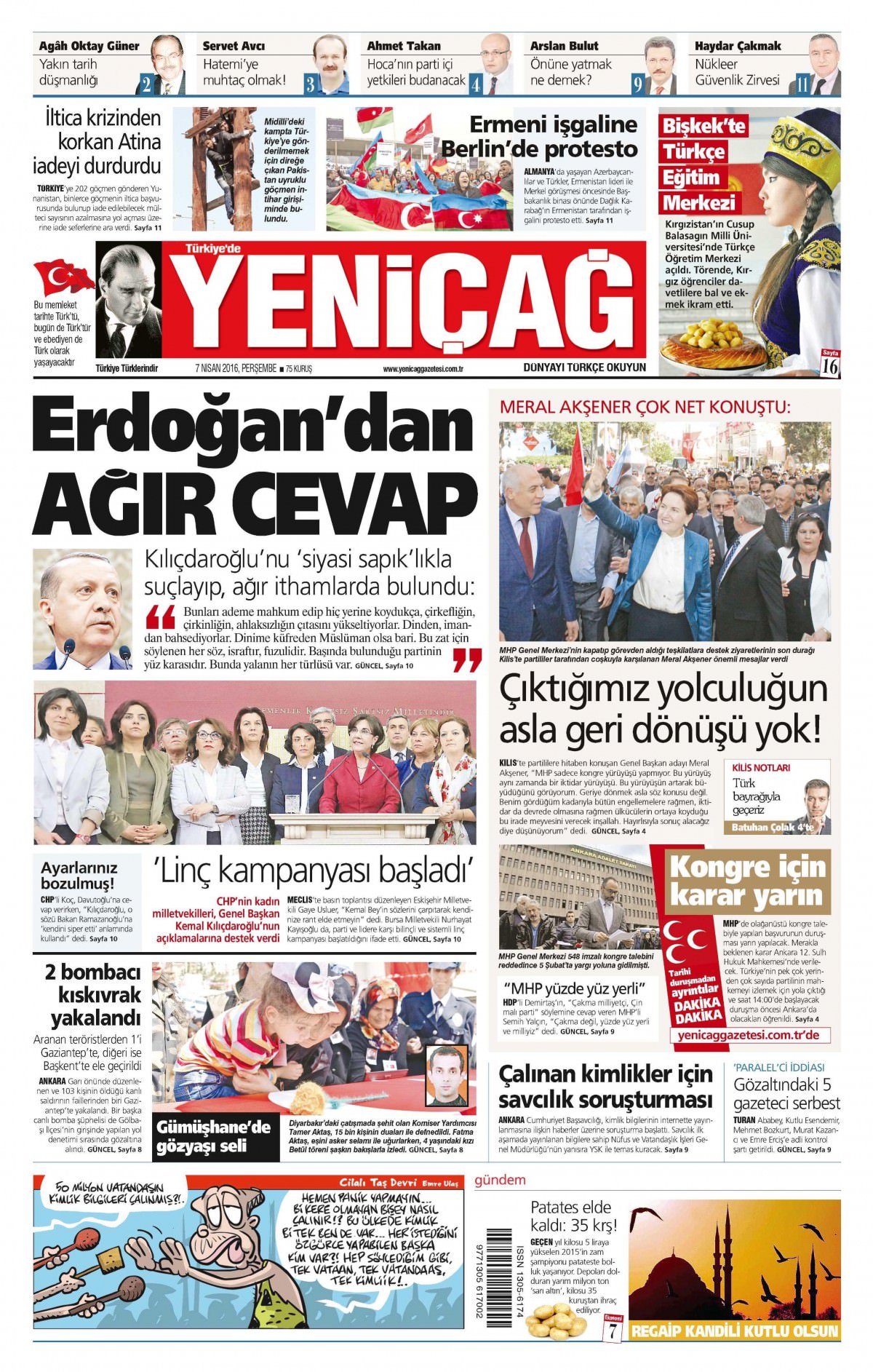 Gazeteler bugün ne yazdı? - 747