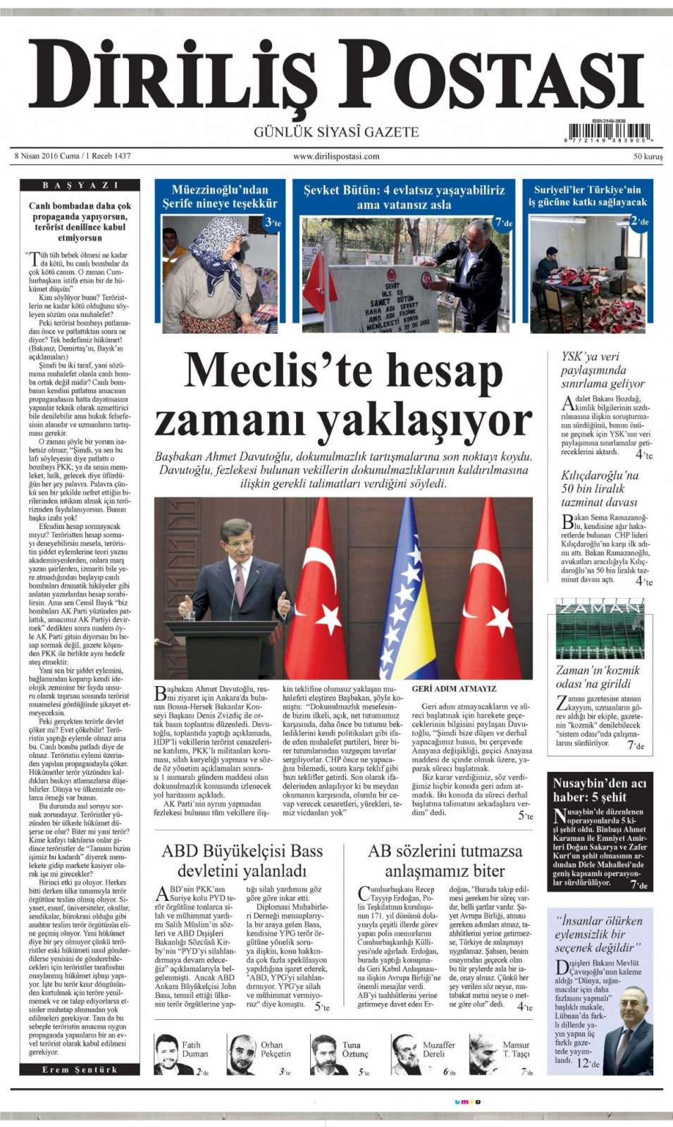 Gazeteler bugün ne yazdı? - 565