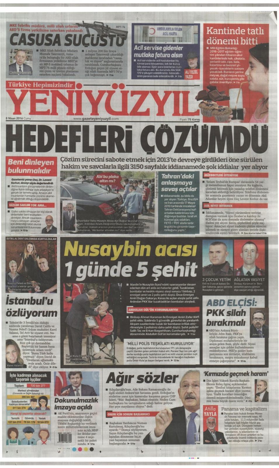 Gazeteler bugün ne yazdı? - 849