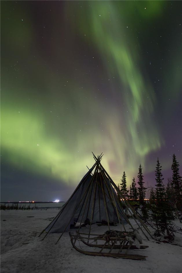 Rusya'da kuzey ışıkları - 709