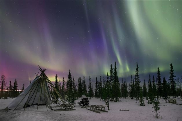Rusya'da kuzey ışıkları - 853