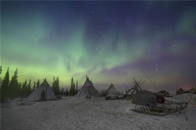 Rusya'da kuzey ışıkları - 579