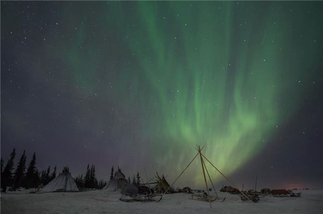 Rusya'da kuzey ışıkları - 811