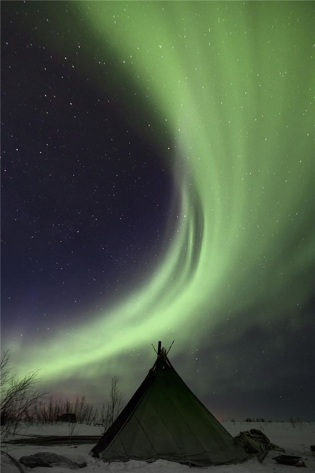 Rusya'da kuzey ışıkları - 839