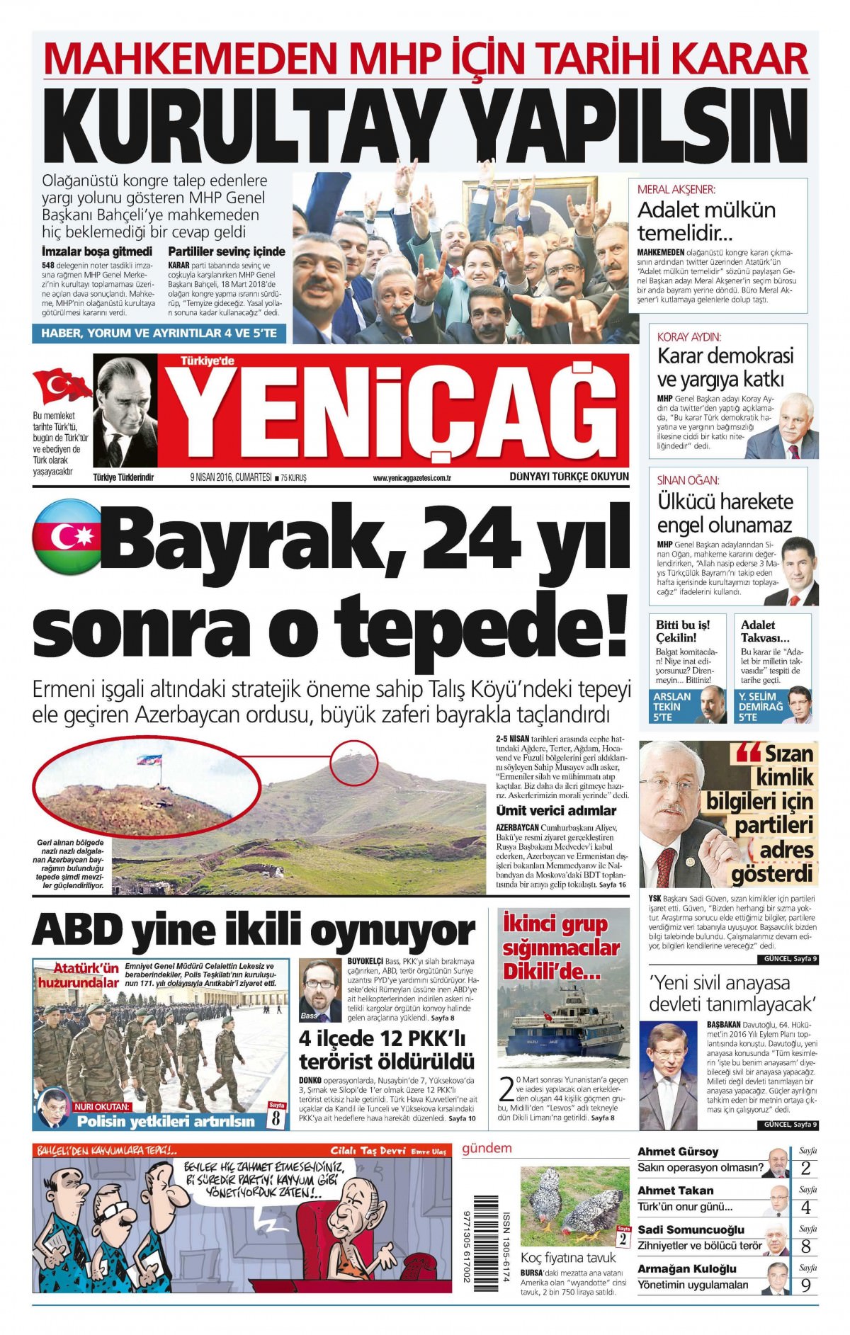 Gazeteler bugün ne yazdı? - 750