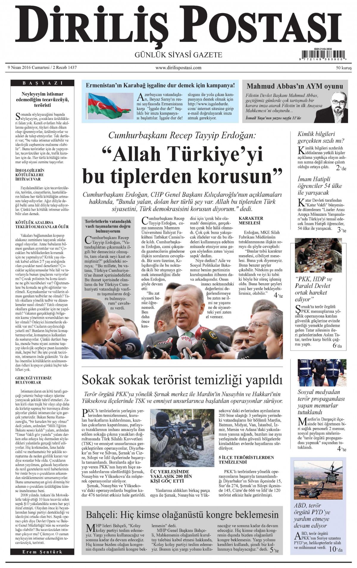 Gazeteler bugün ne yazdı? - 521