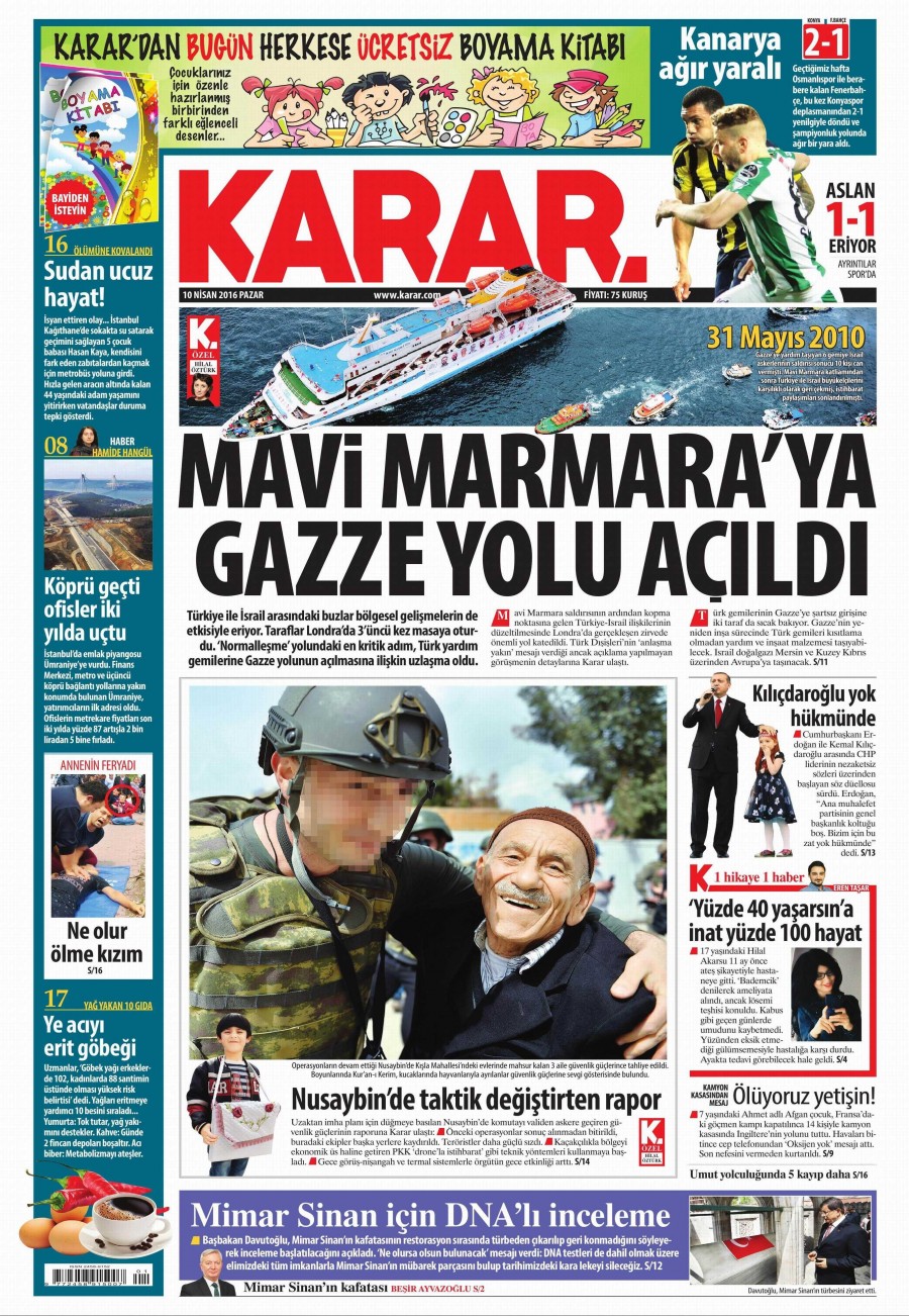 10 Nisan 2016 gazete manşetleri - 847