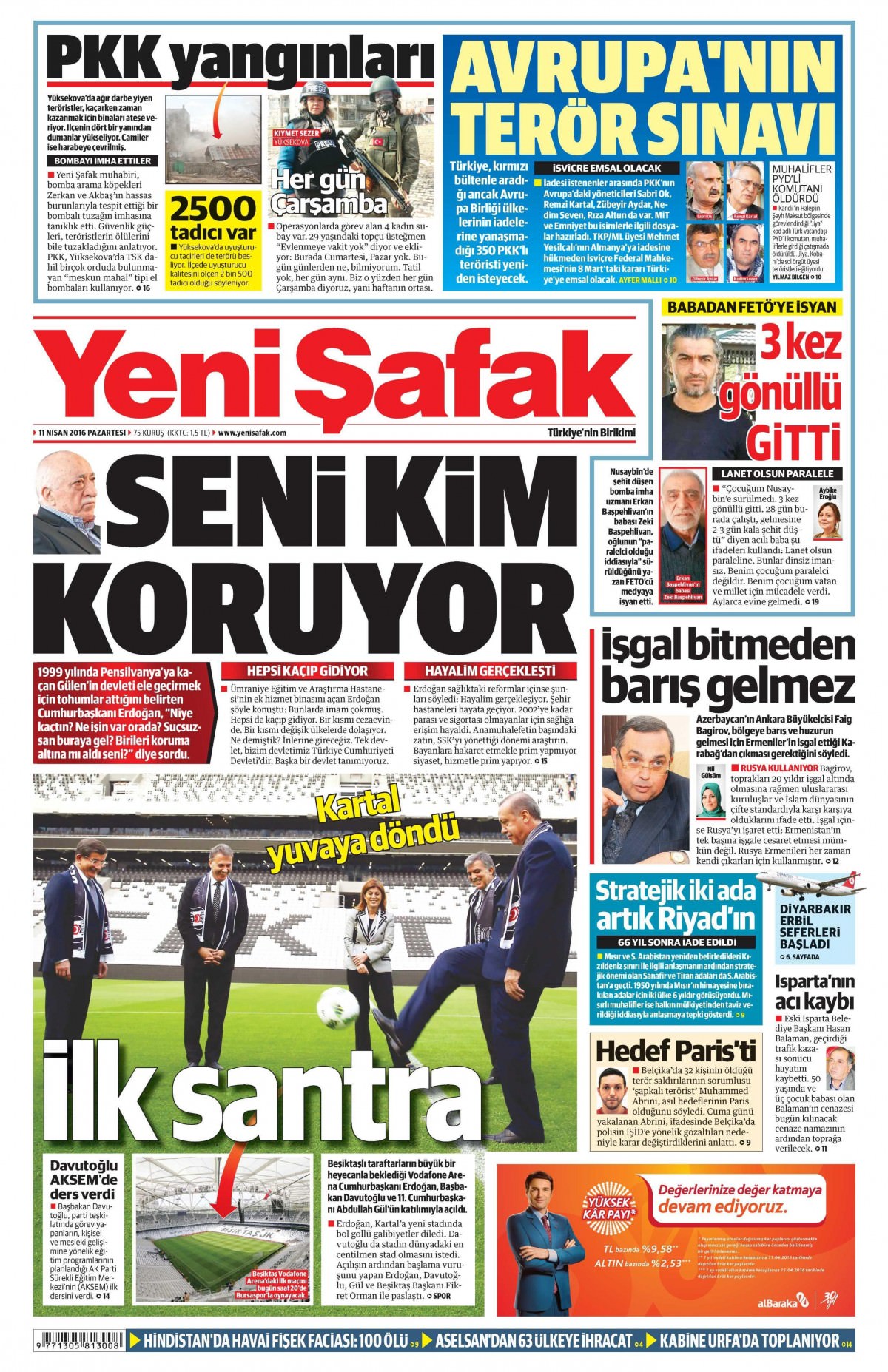 11 Nisan 2016 gazete manşetleri - 728