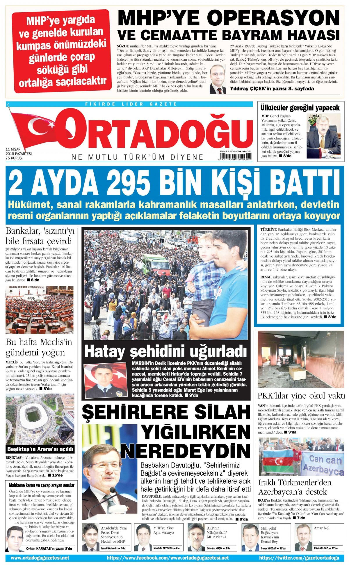 11 Nisan 2016 gazete manşetleri - 531