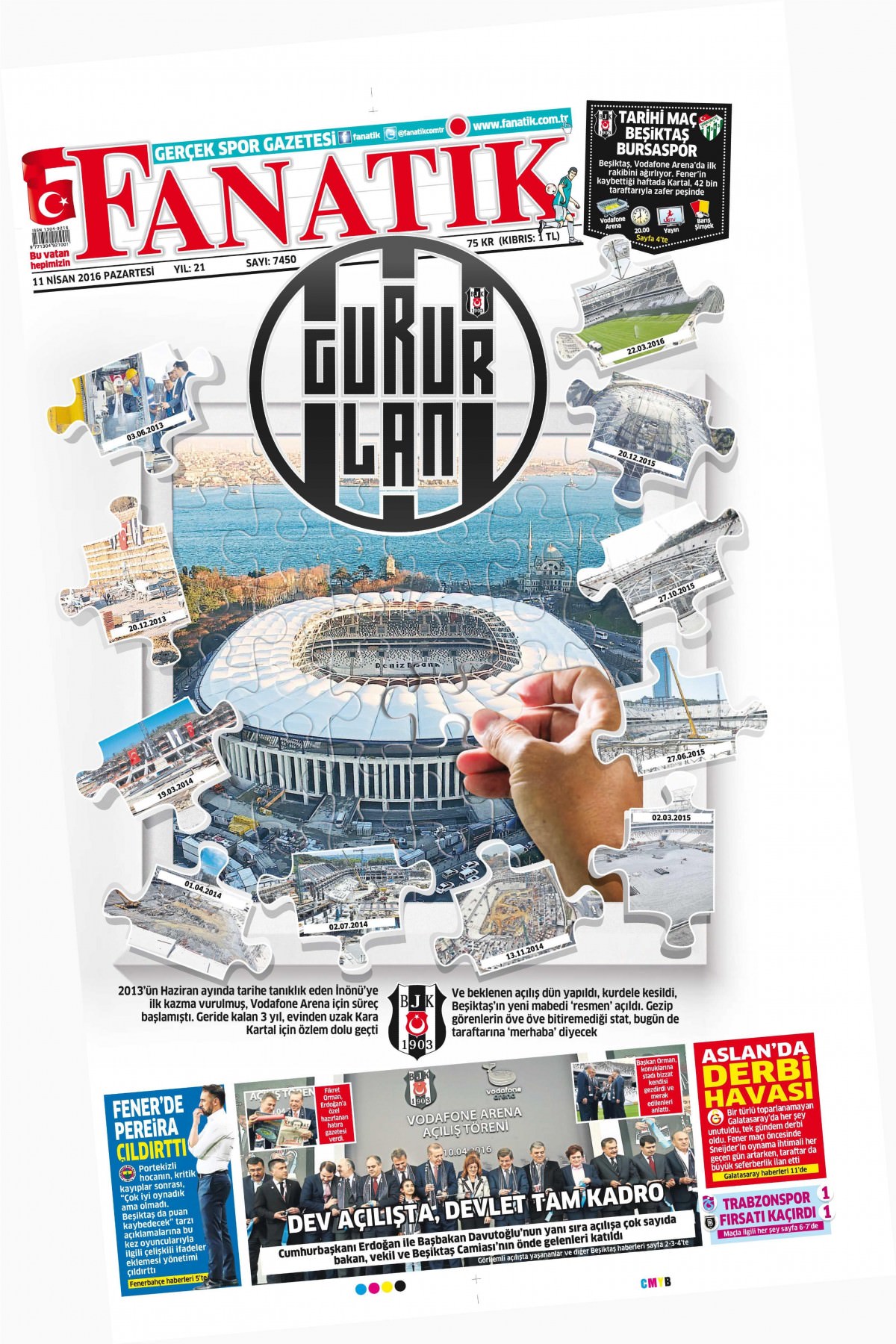 11 Nisan 2016 gazete manşetleri - 806