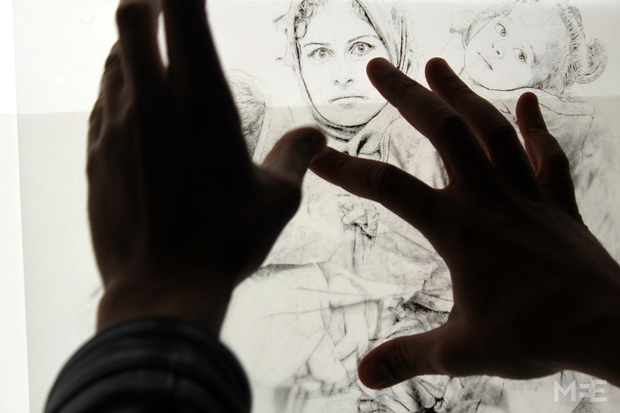 Tunuslu sanatçı mültecilerin dramını resmetti - 945