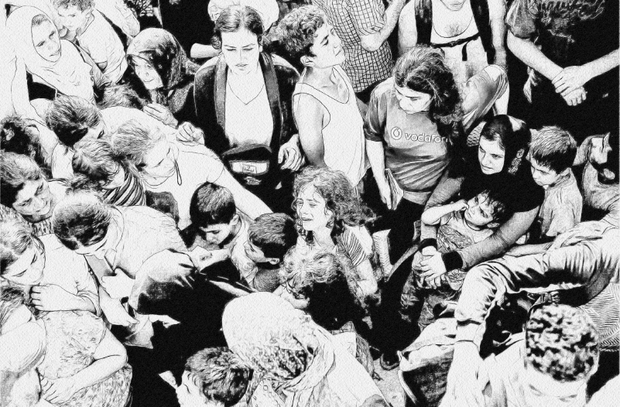 Tunuslu sanatçı mültecilerin dramını resmetti - 806