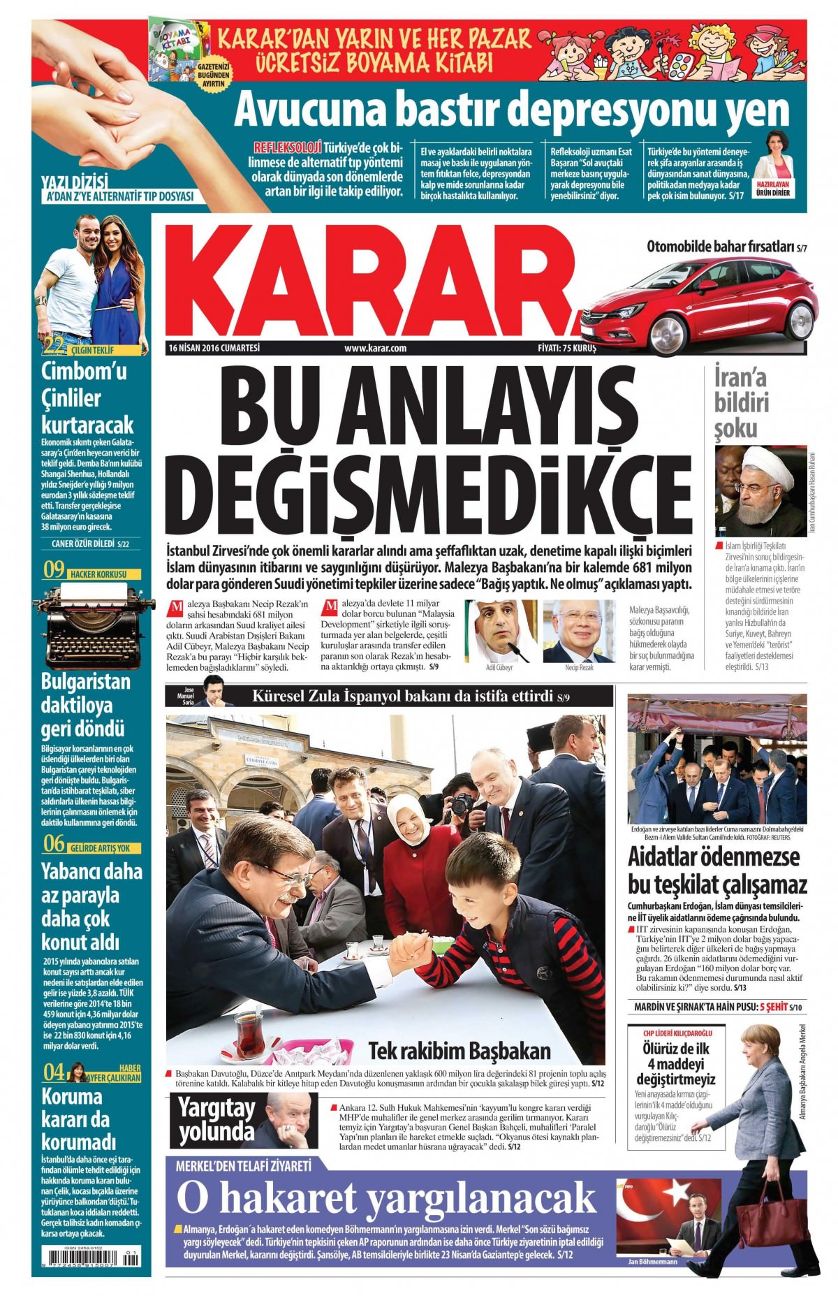 16 Nisan 2016 gazete manşetleri - 532