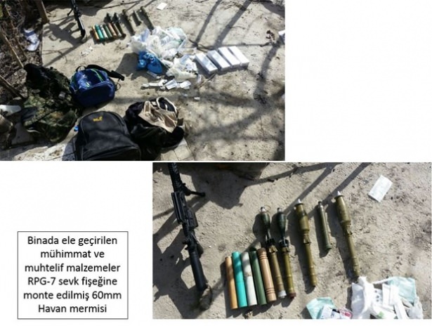 Yüksekova'da ele geçirilen mühimmatlar - 540