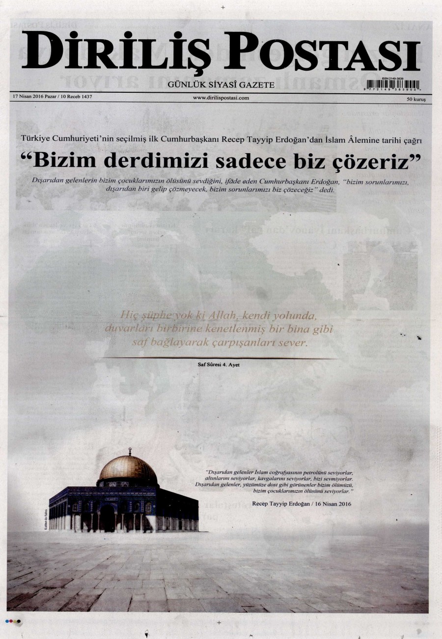 17 Nisan 2016 gazete manşetleri - 730