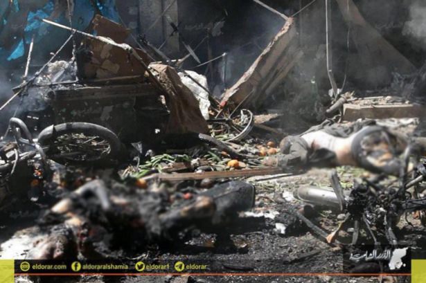 Rusya ve Esed İdlib’de pazar yerini vurdu - 894