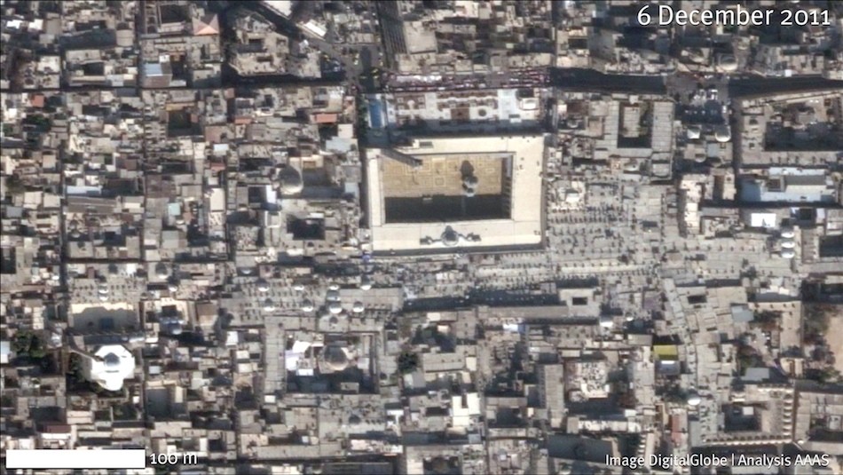 Suriye'deki yıkım havadan görüntülendi - 1