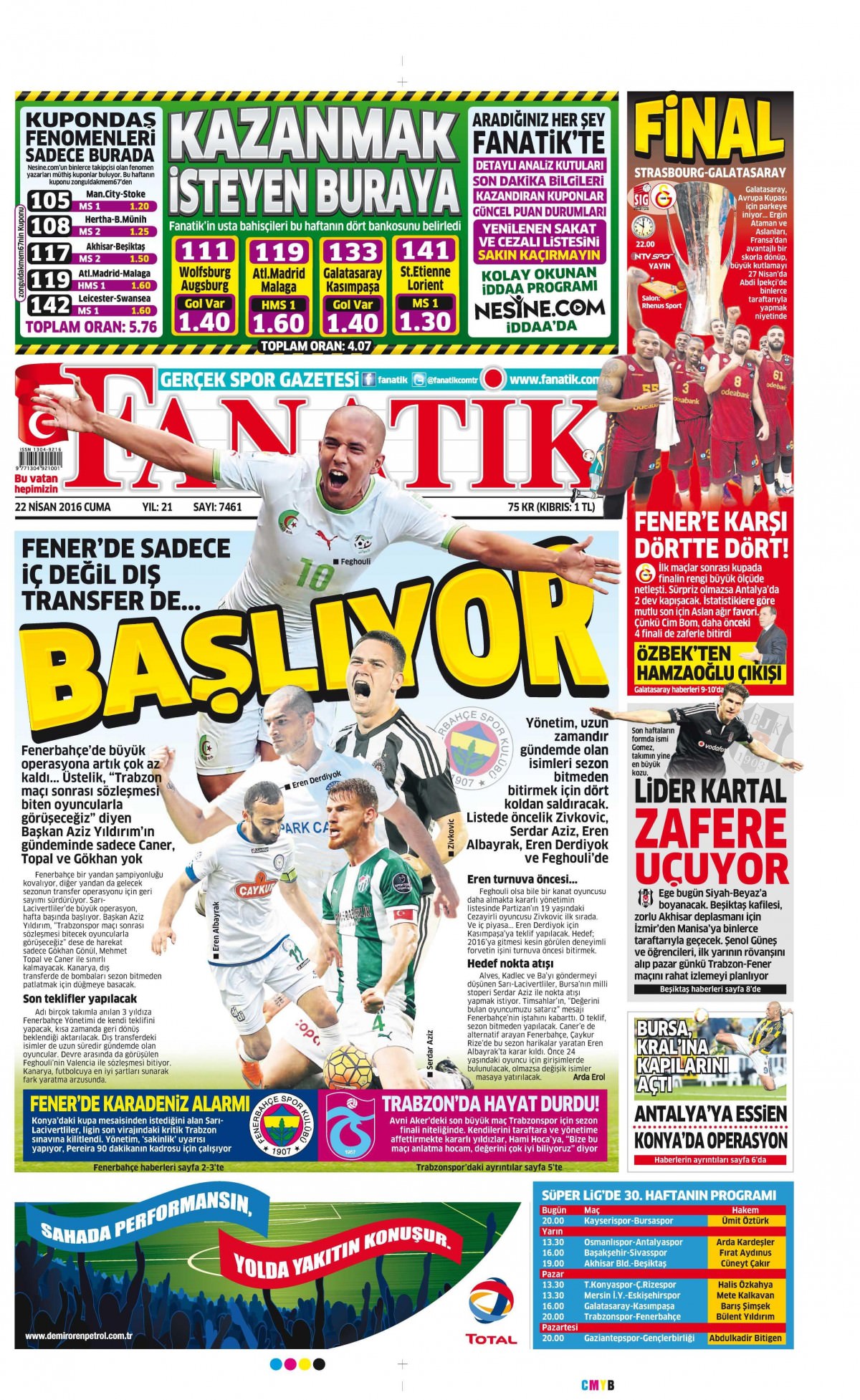 22 Nisan 2016 gazete manşetleri - 9