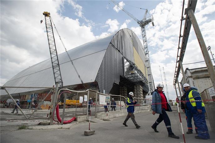 30. yıl dönümünde Çernobil sokakları - 17