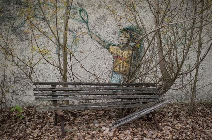 30. yıl dönümünde Çernobil sokakları - 15