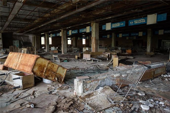 30. yıl dönümünde Çernobil sokakları - 13