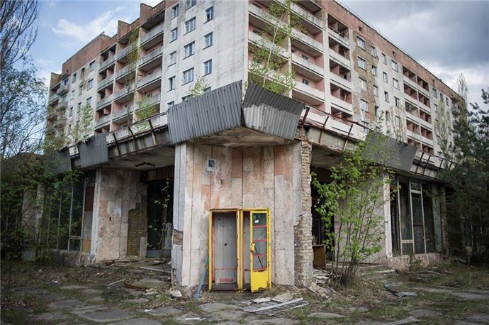 30. yıl dönümünde Çernobil sokakları - 14