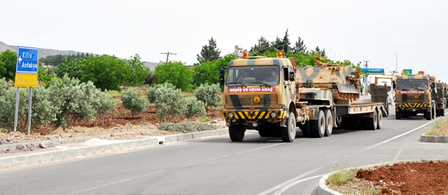 Kilis sınırına zırhlı birlik sevkiyatı - 919