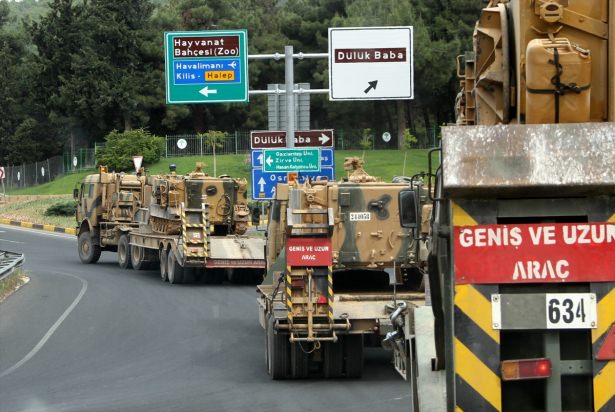 Kilis sınırına zırhlı birlik sevkiyatı - 896