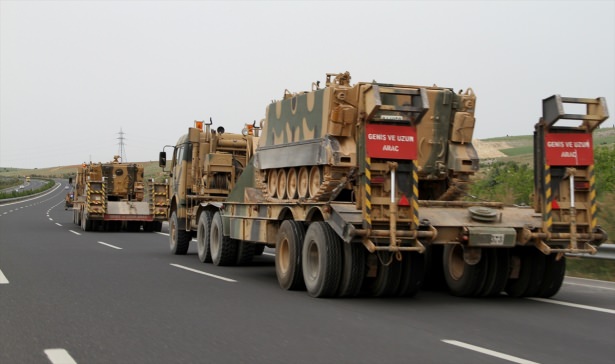 Kilis sınırına zırhlı birlik sevkiyatı - 896