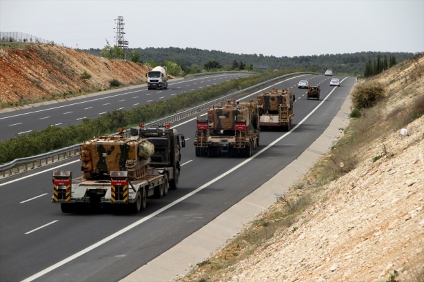 Kilis sınırına zırhlı birlik sevkiyatı - 507