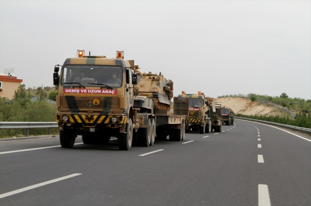 Kilis sınırına zırhlı birlik sevkiyatı - 597