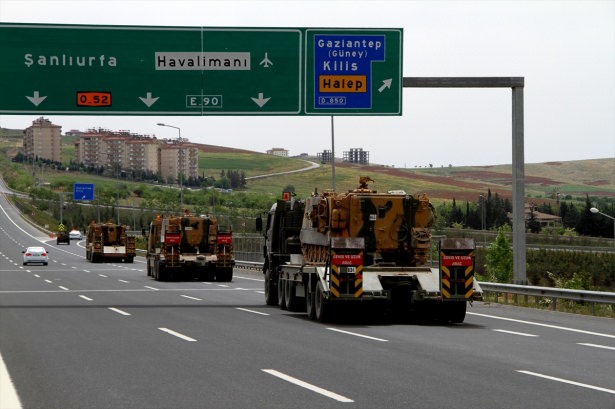 Kilis sınırına zırhlı birlik sevkiyatı - 610