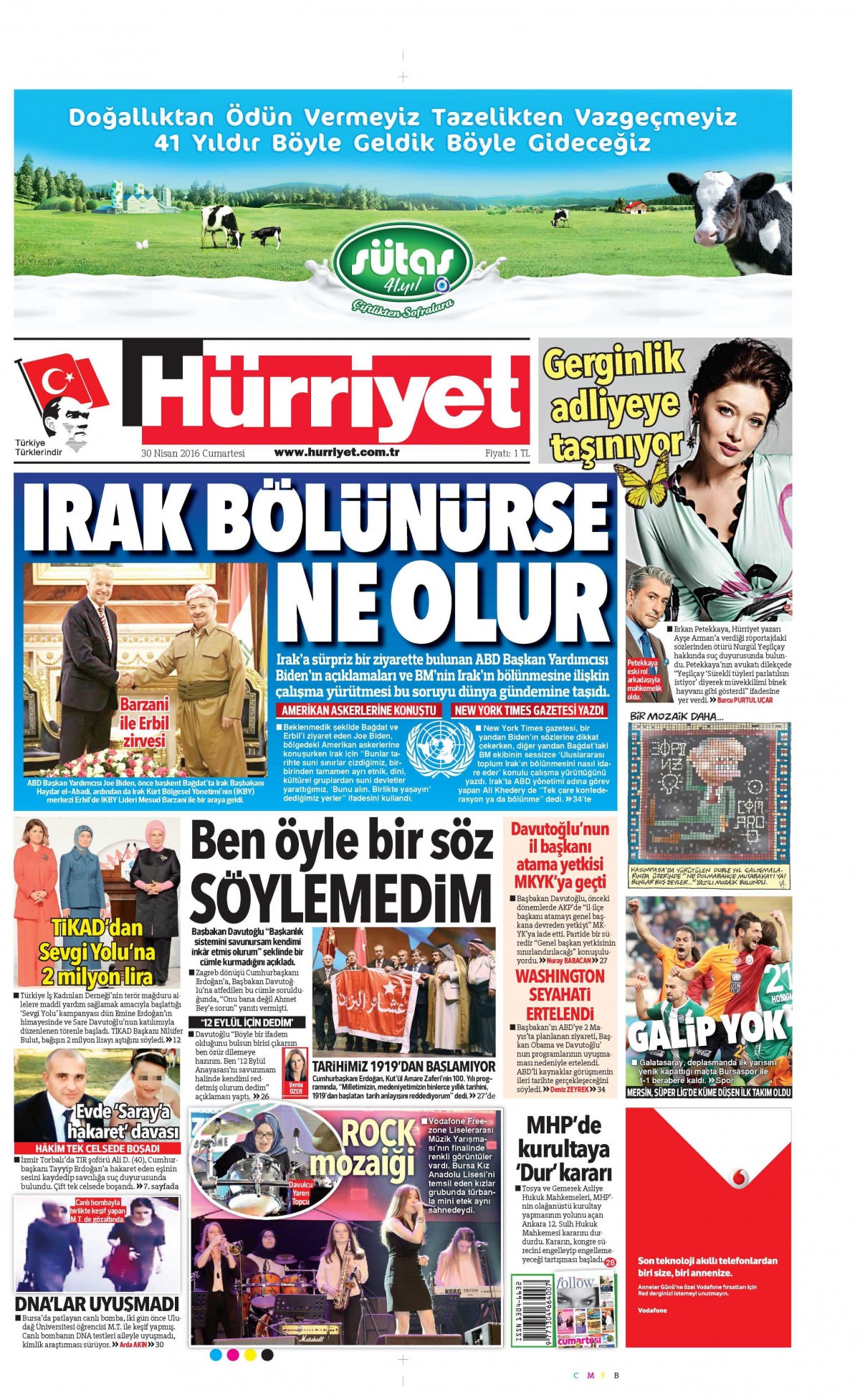 30 Nisan 2016 gazete manşetleri - 568