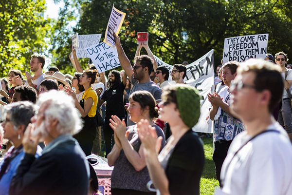 Avustralya'da hükümet protesto edildi - 20