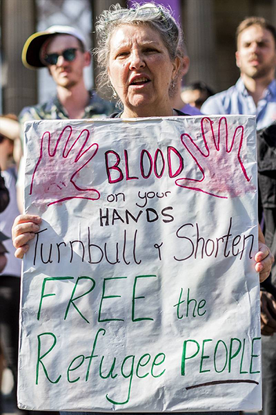 Avustralya'da hükümet protesto edildi - 10